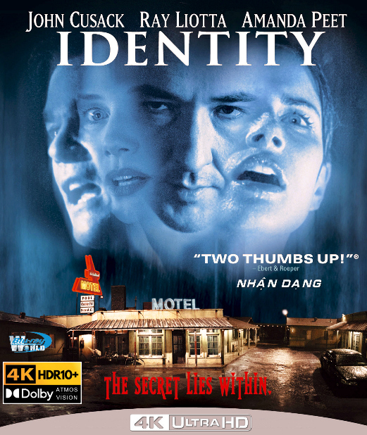4KUHD1138.Identity 2003 NHẬN DẠNG  4K66G  (DTS-HD 5.1 - DOLBY VISION) USA